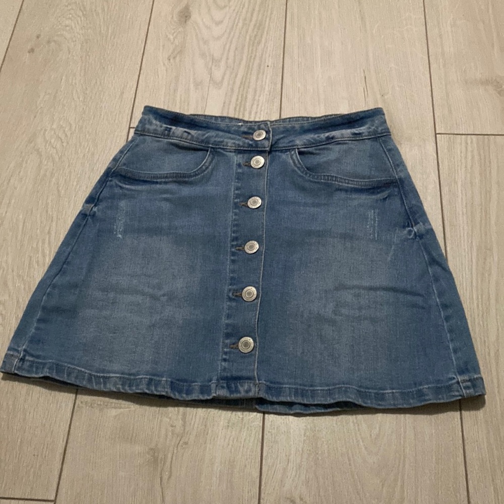 Jean Mini Skirt